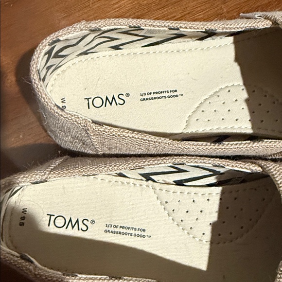 TOMS Light Tan Casual Slip-Ons - Picture 2 of 5